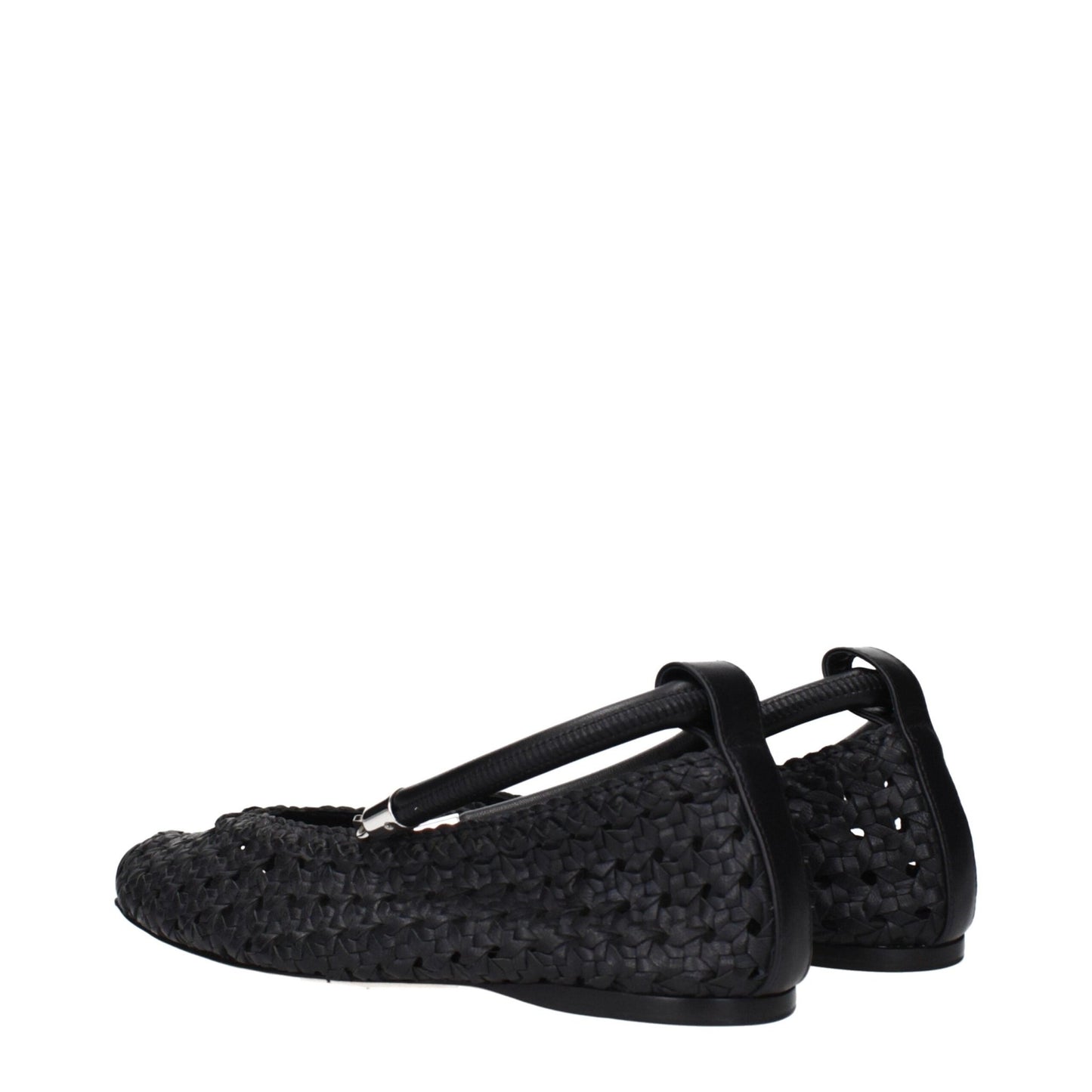 Max Mara Black Leather Ballet Flats – EU35/US5 par Max Mara | Disponible sur Sandy Store ByNet