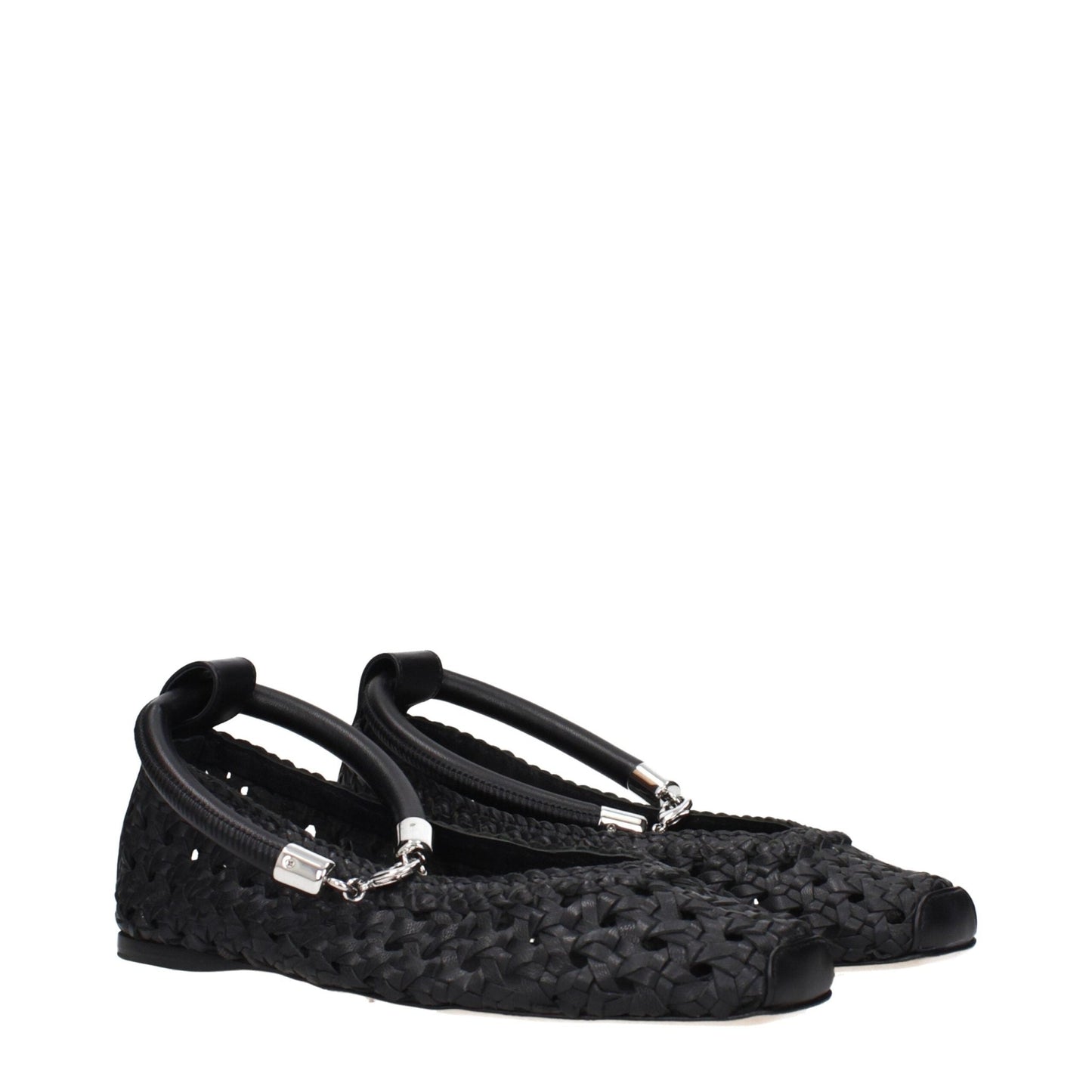 Max Mara Black Leather Ballet Flats – EU35/US5 par Max Mara | Disponible sur Sandy Store ByNet
