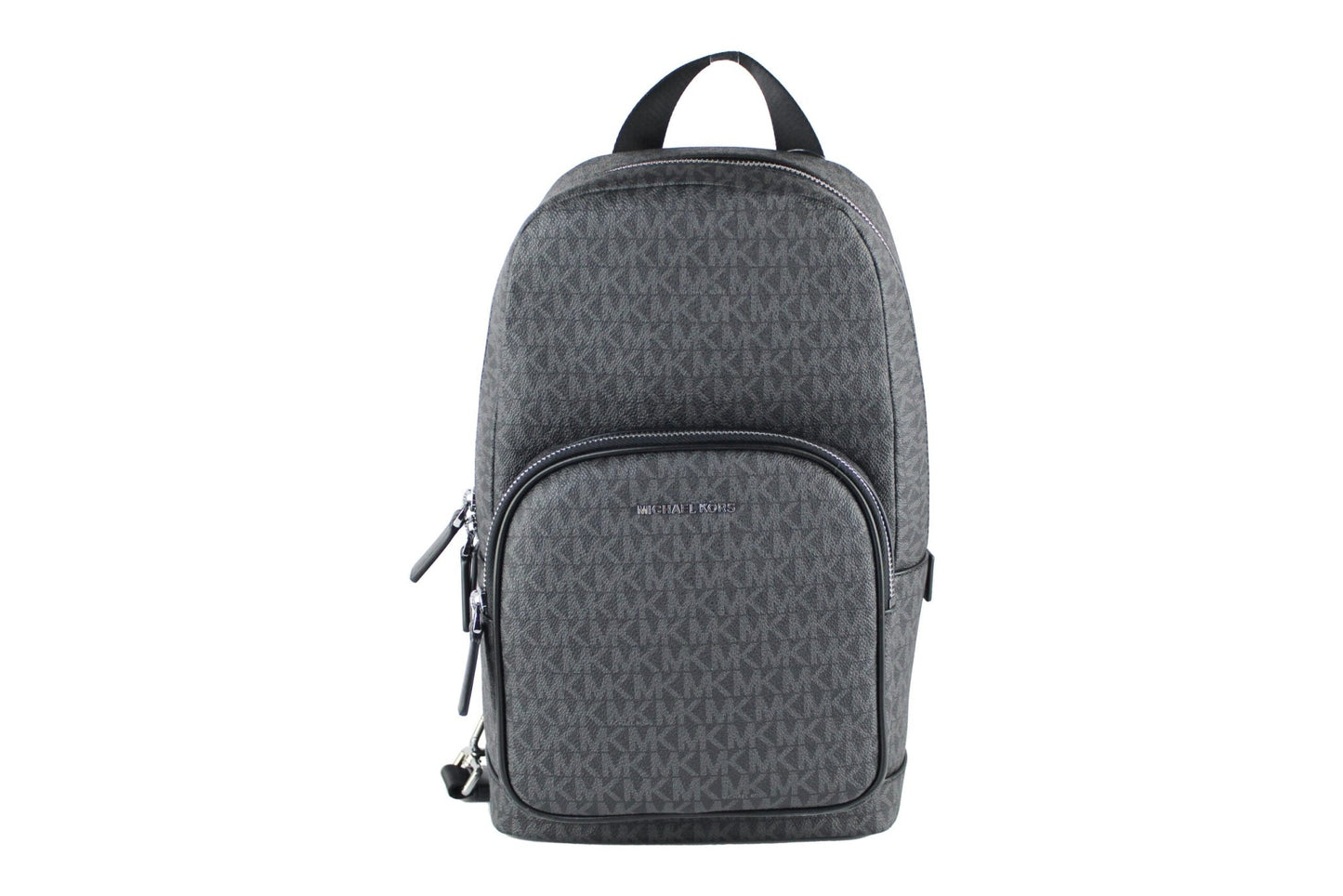 Michael Kors Cooper Medium Black Signature PVC Sling Backpack - Sandy Store ByNet