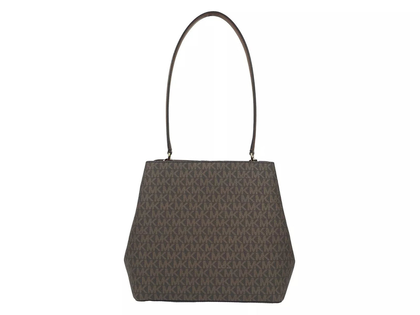 Michael Kors Medium Pratt Bucket Shoulder Bag Purse Brown - Sandy Store ByNet