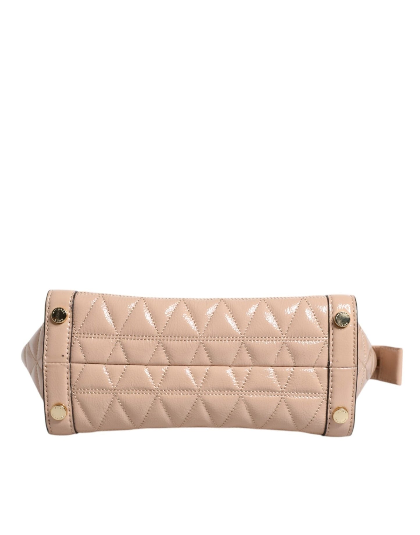 Michael Kors Peach Quilted Leather Logo Crossbody VIVIANNE Messenger Bag - Sandy Store ByNet