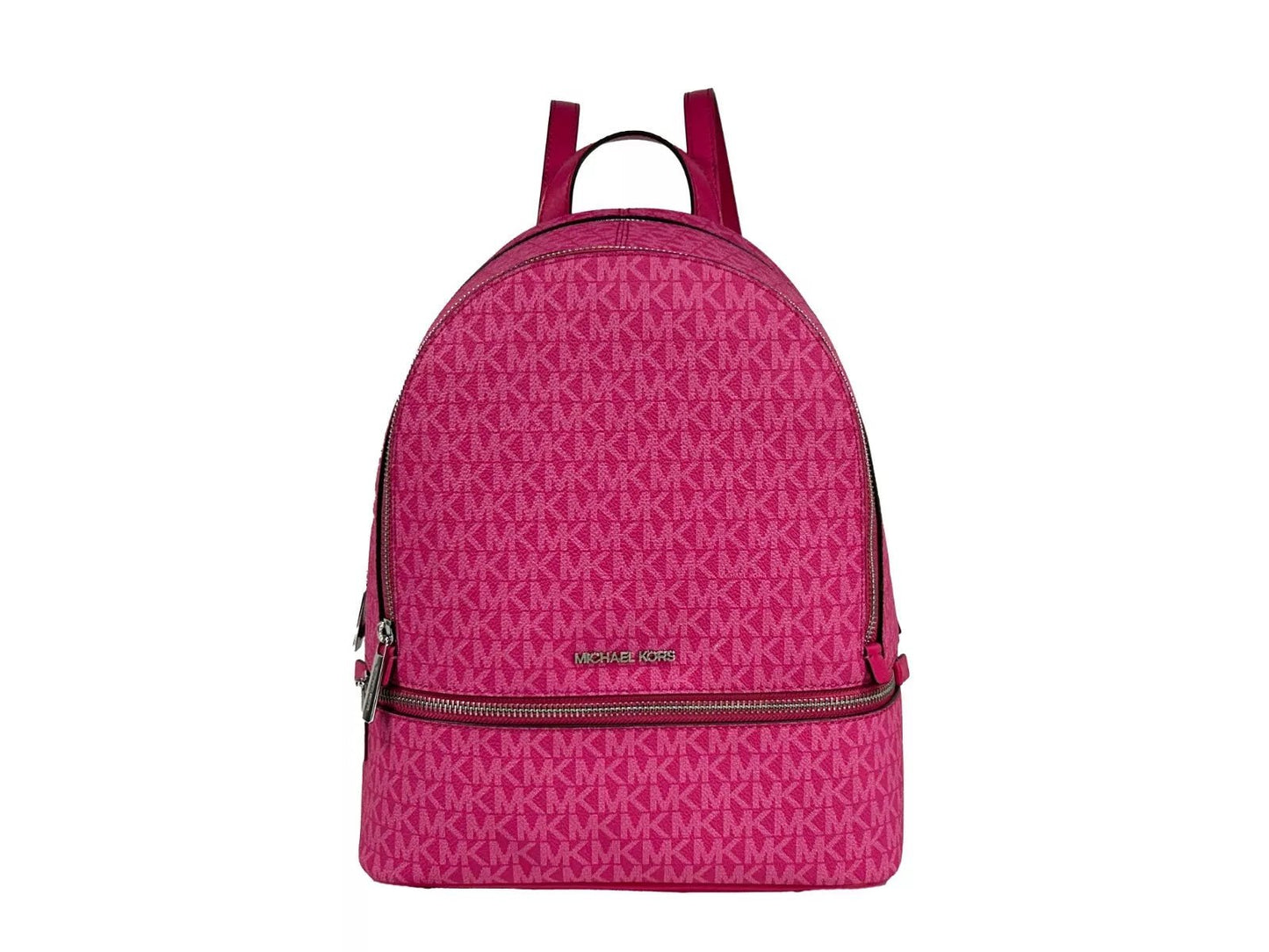 Michael Kors Rhea Medium PVC Backpack Bookbag Dragon Fruit - Sandy Store ByNet