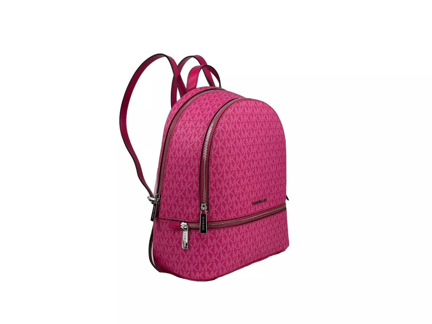 Michael Kors Rhea Medium PVC Backpack Bookbag Dragon Fruit - Sandy Store ByNet