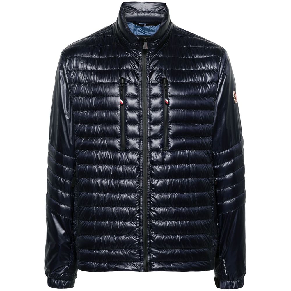 Moncler Blue Polyamide Jacket - Sandy Store ByNet
