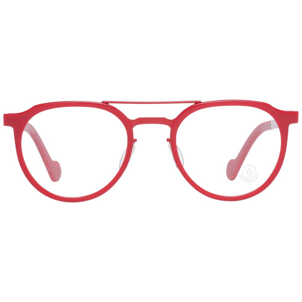Moncler Red Unisex Optical Frames - Sandy Store ByNet