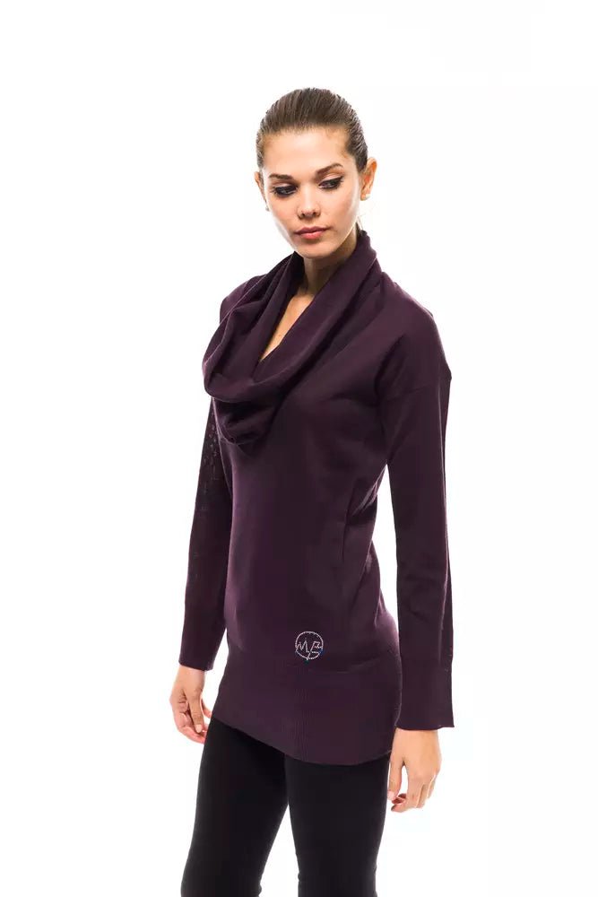 Montana Blu Purple Wool Women Sweater - Sandy Store ByNet