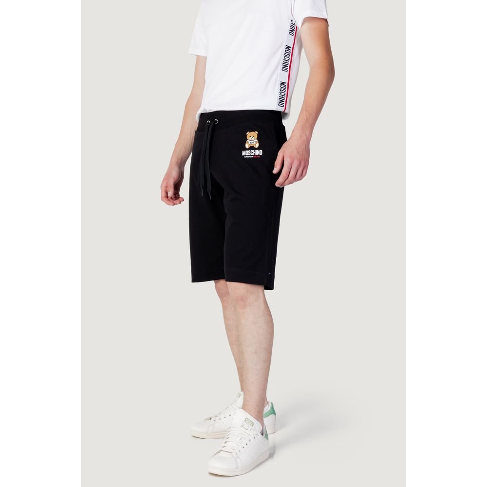 Moschino Black Cotton Short - Sandy Store ByNet