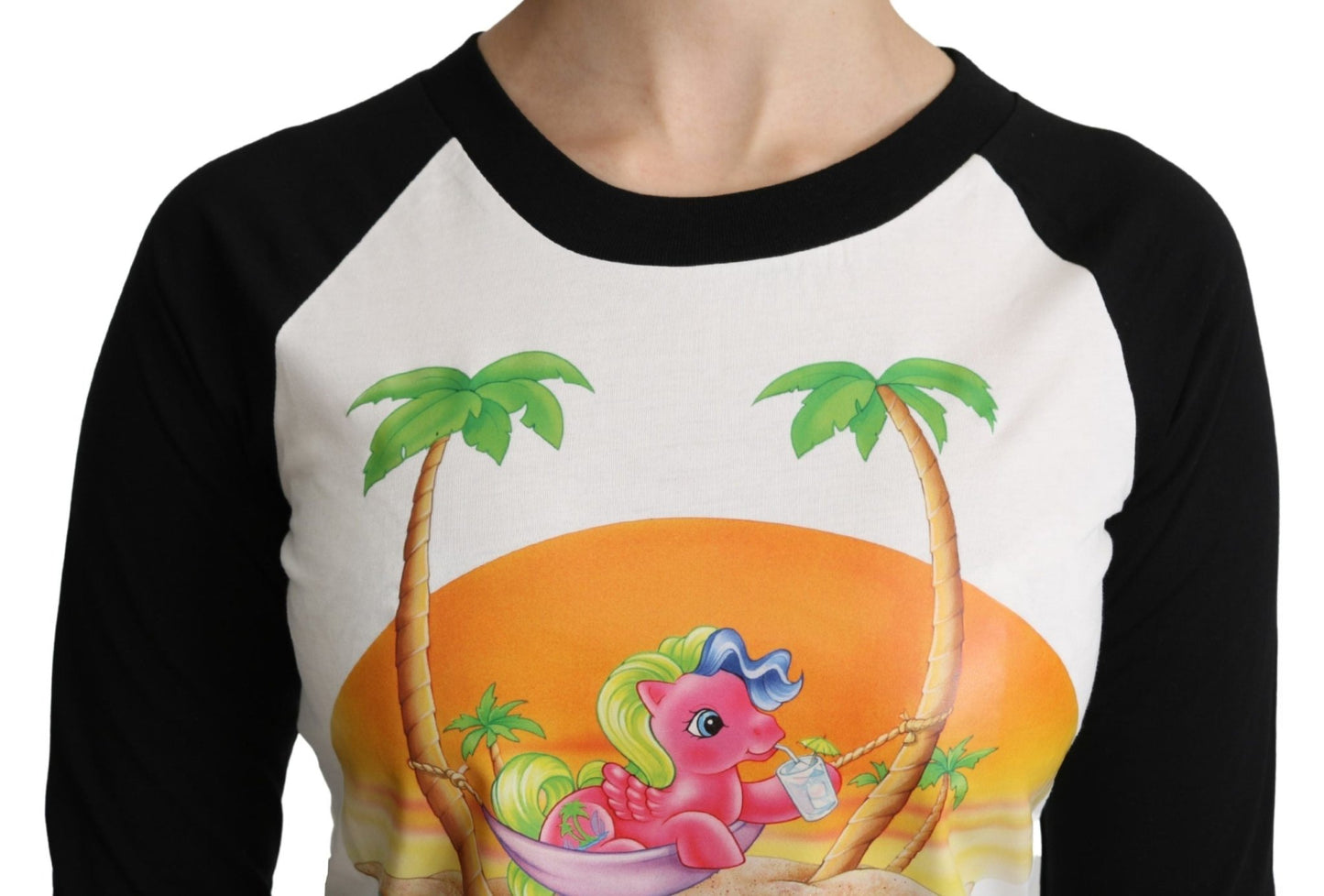Moschino Chic My Little Pony Crew Neck Cotton Top - Sandy Store ByNet