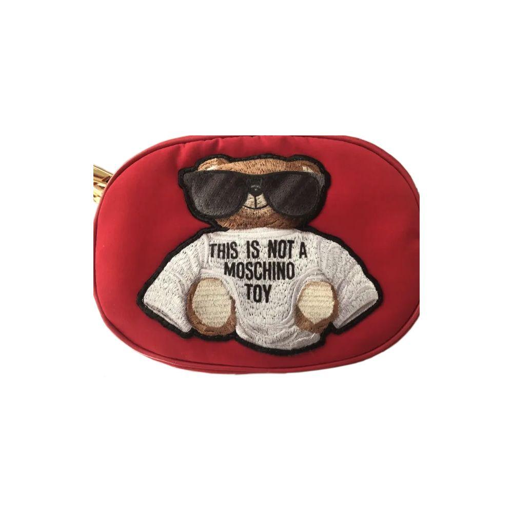 Moschino Couture Chic Embroidered Nylon Belt Bag in Pink - Sandy Store ByNet