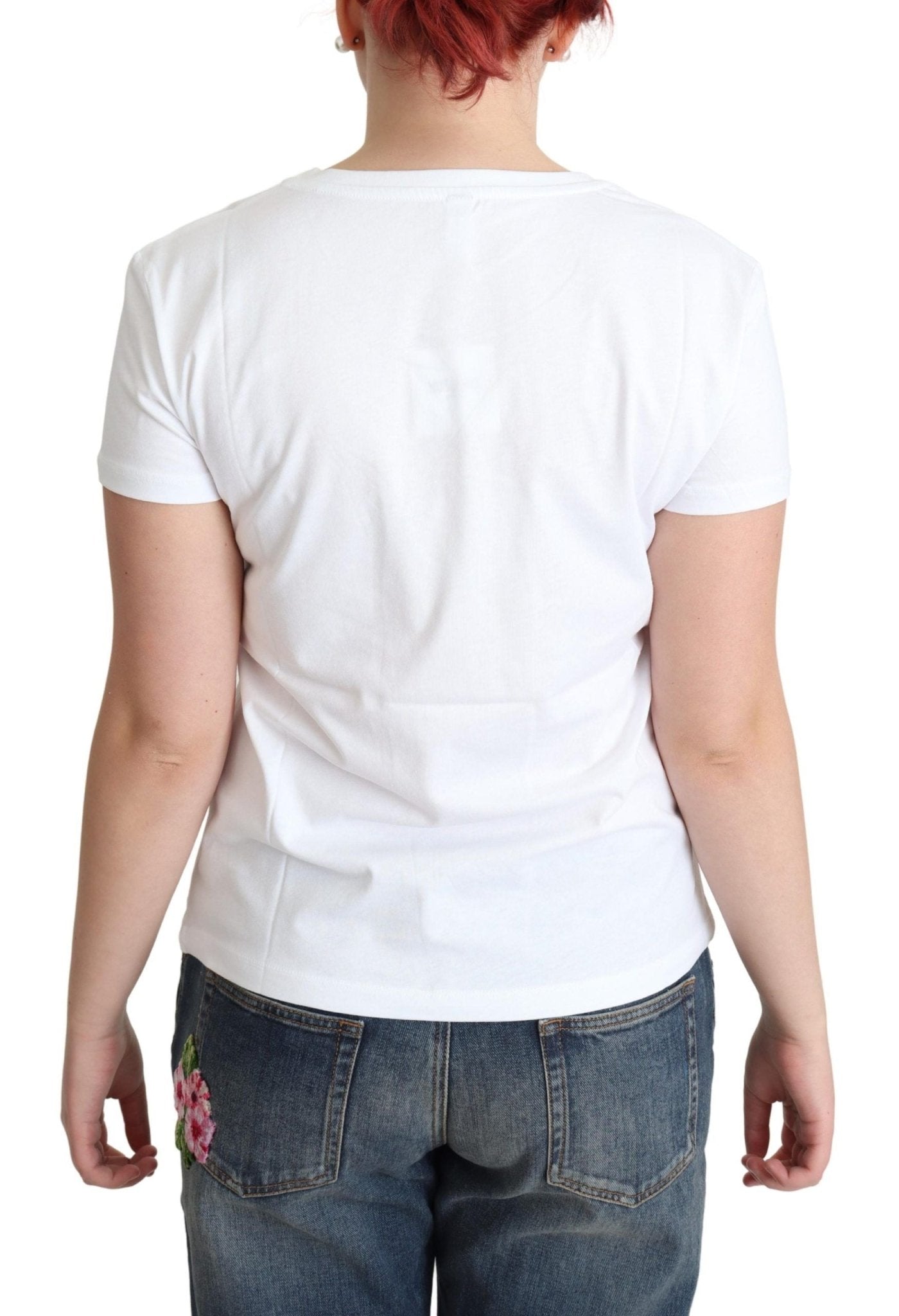 Moschino Sunny Milano Print Cotton Tee - Sandy Store ByNet