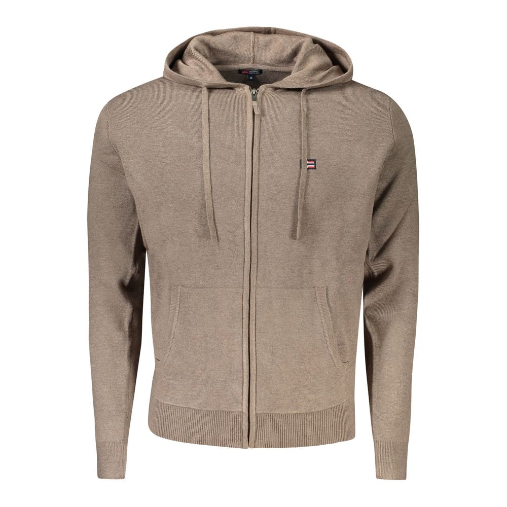 Norway 1963 Brown Polyamide Men Cardigan - Sandy Store ByNet