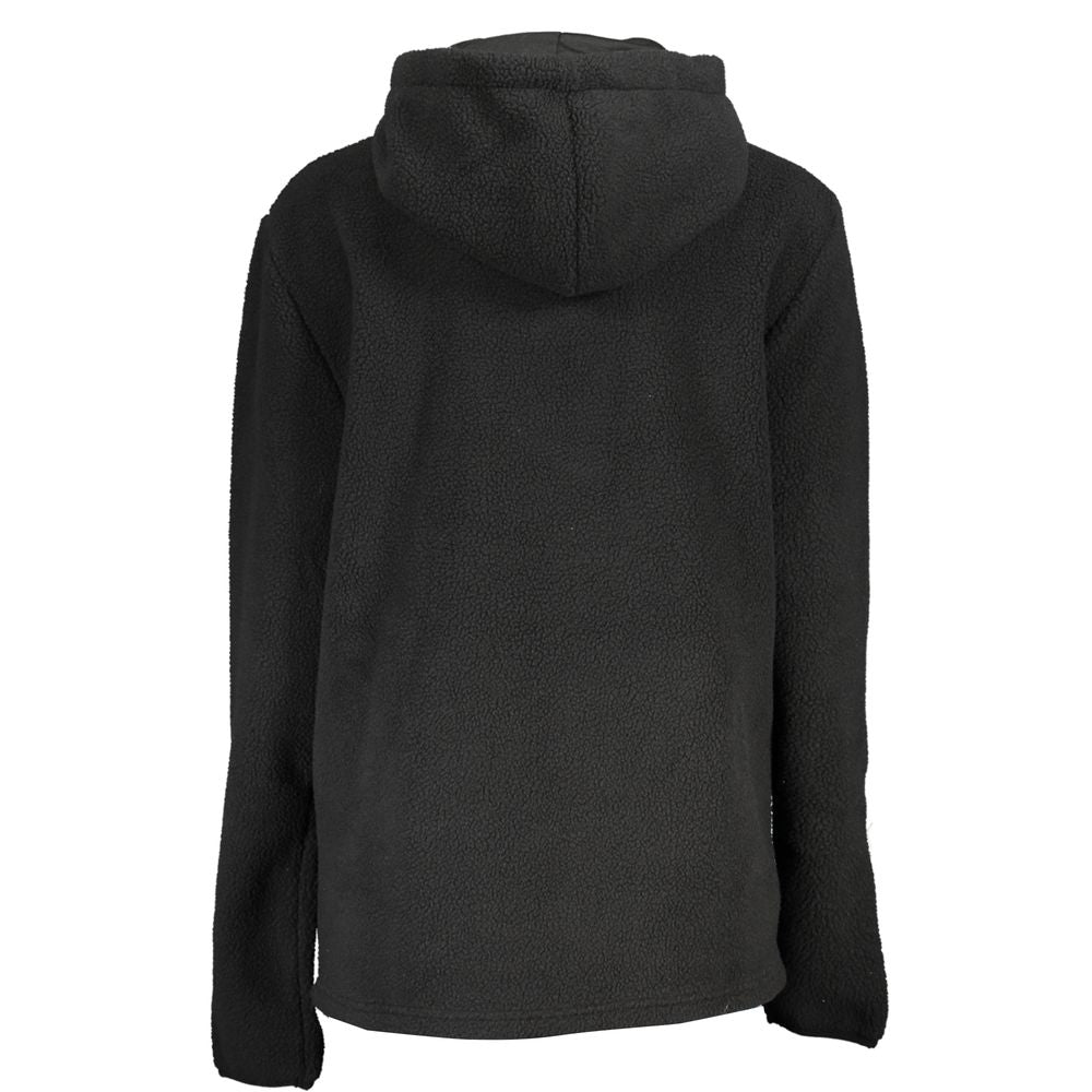 Norway 1963 Elegant Black Half Zip Hooded Sweatshirt - Sandy Store ByNet
