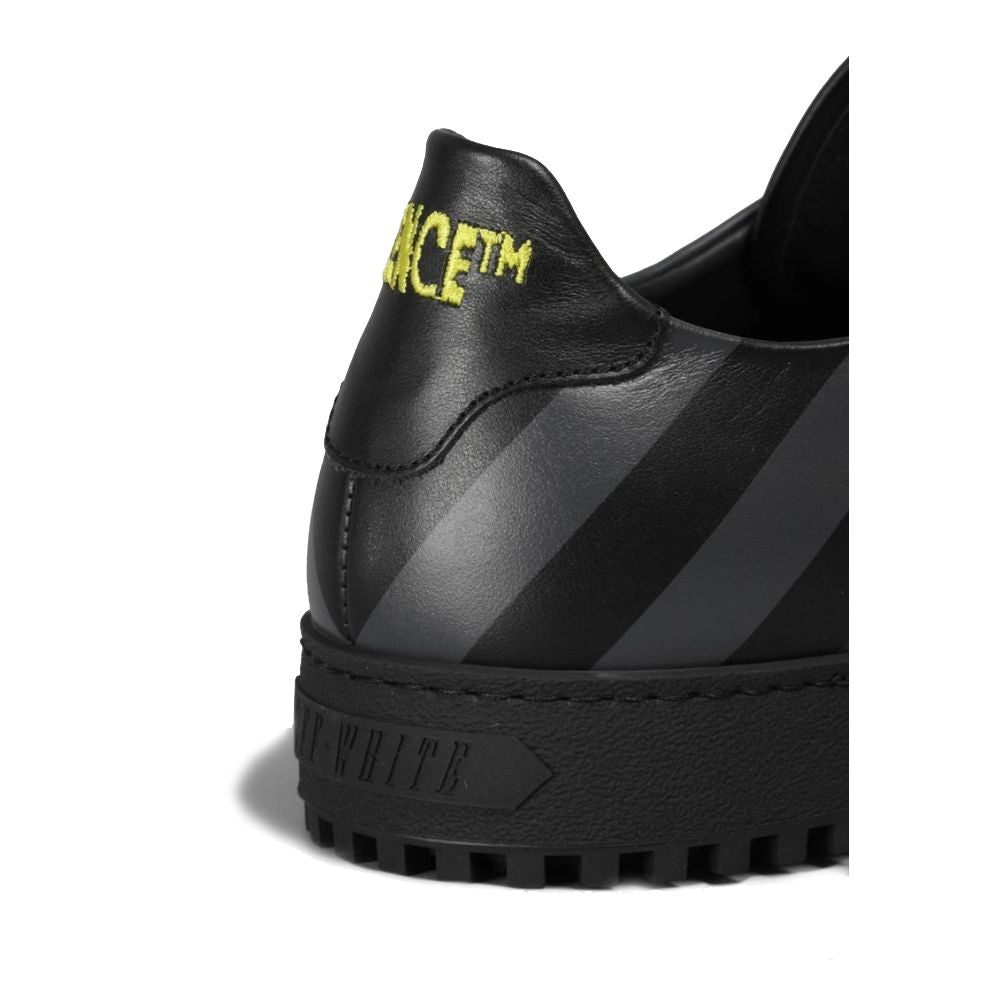 Off - White Black Calfskin Women Sneaker - Sandy Store ByNet