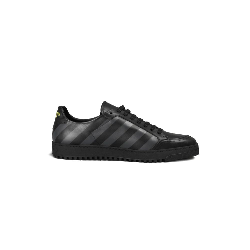 Off - White Black Calfskin Women Sneaker - Sandy Store ByNet