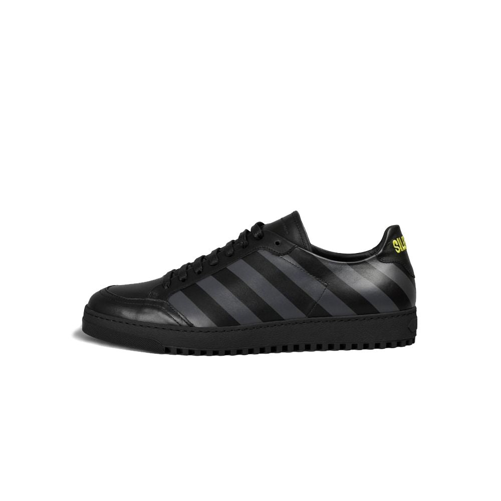 Off - White Black Calfskin Women Sneaker - Sandy Store ByNet