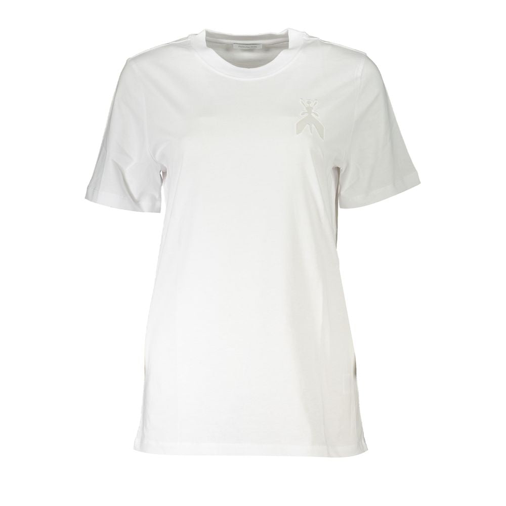 Patrizia Pepe Chic Embroidered Crew Neck Tee - Sandy Store ByNet