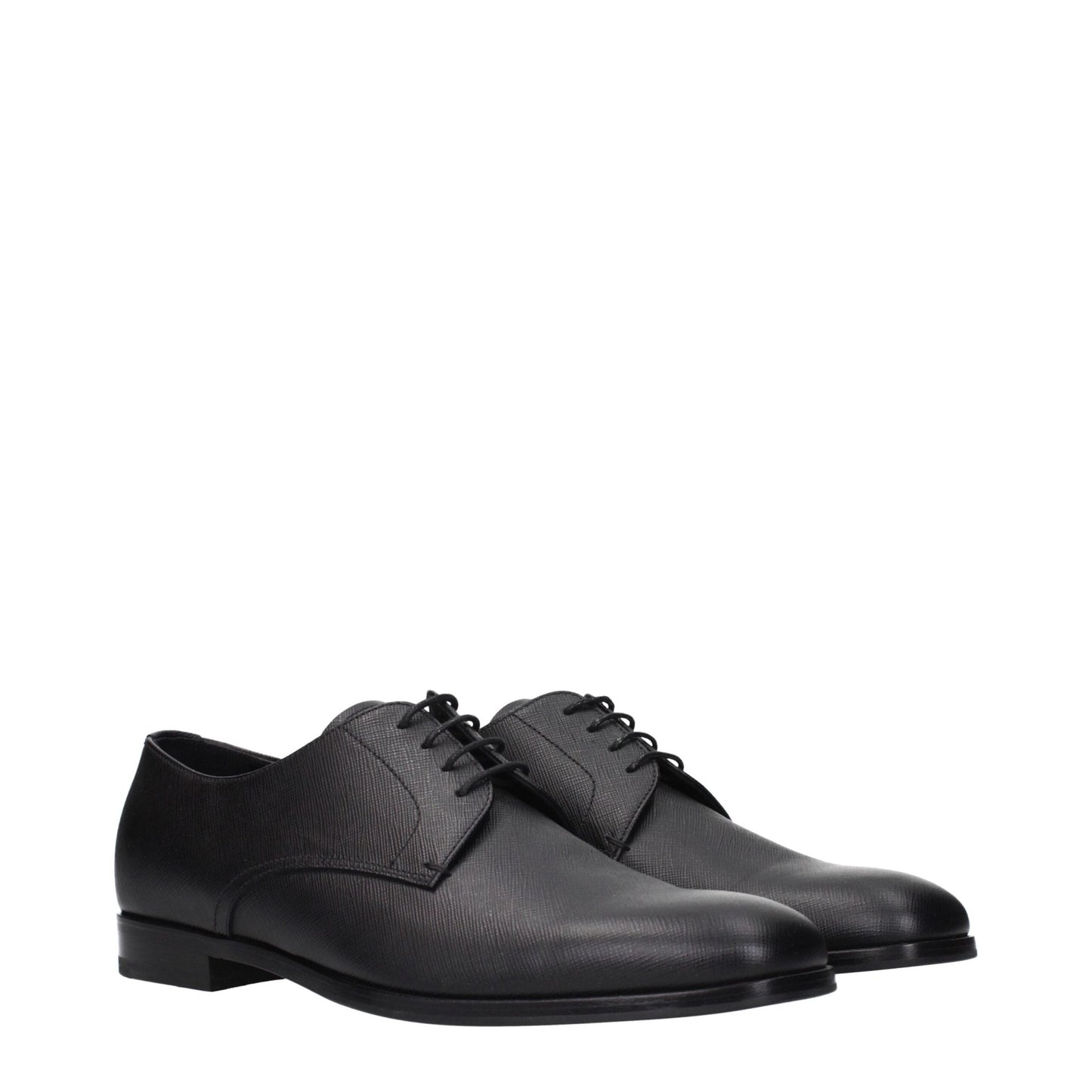 Prada Black Leather Oxfords And Derbies – 7 par Prada | Disponible sur Sandy Store ByNet