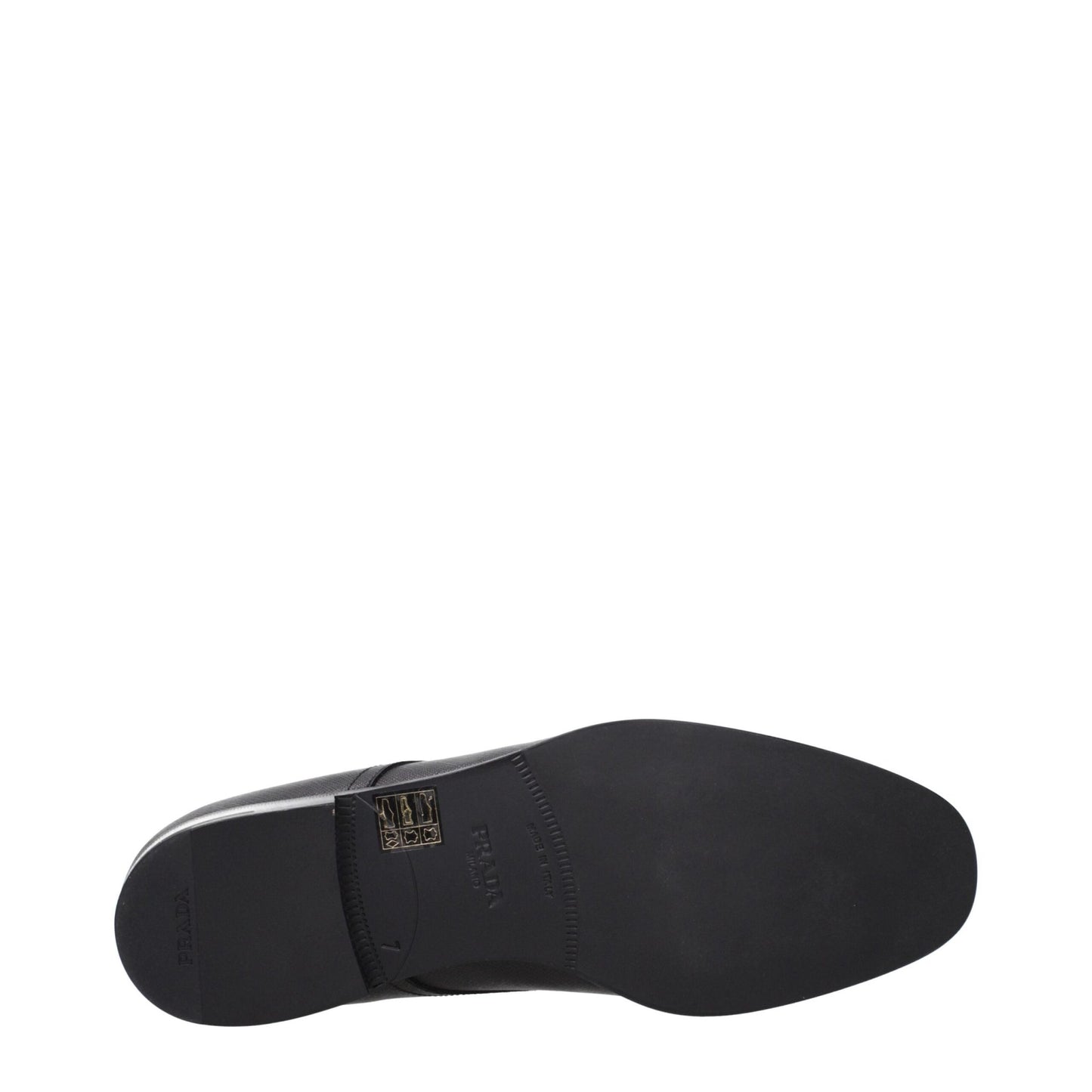 Prada Black Leather Oxfords And Derbies – 7 par Prada | Disponible sur Sandy Store ByNet