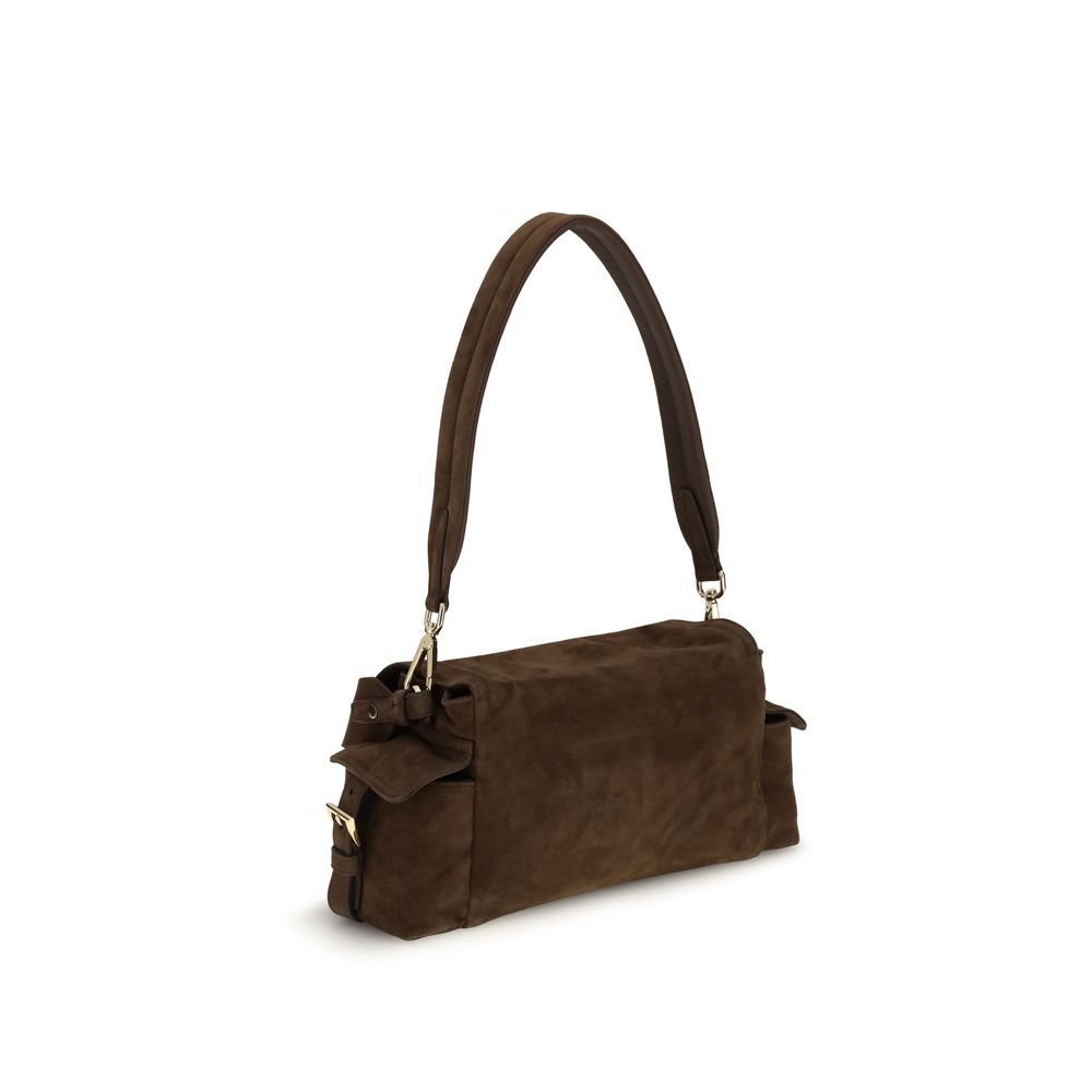 Prada Explore medium Suede Shoulder Bag – par Prada | Disponible sur Sandy Store ByNet