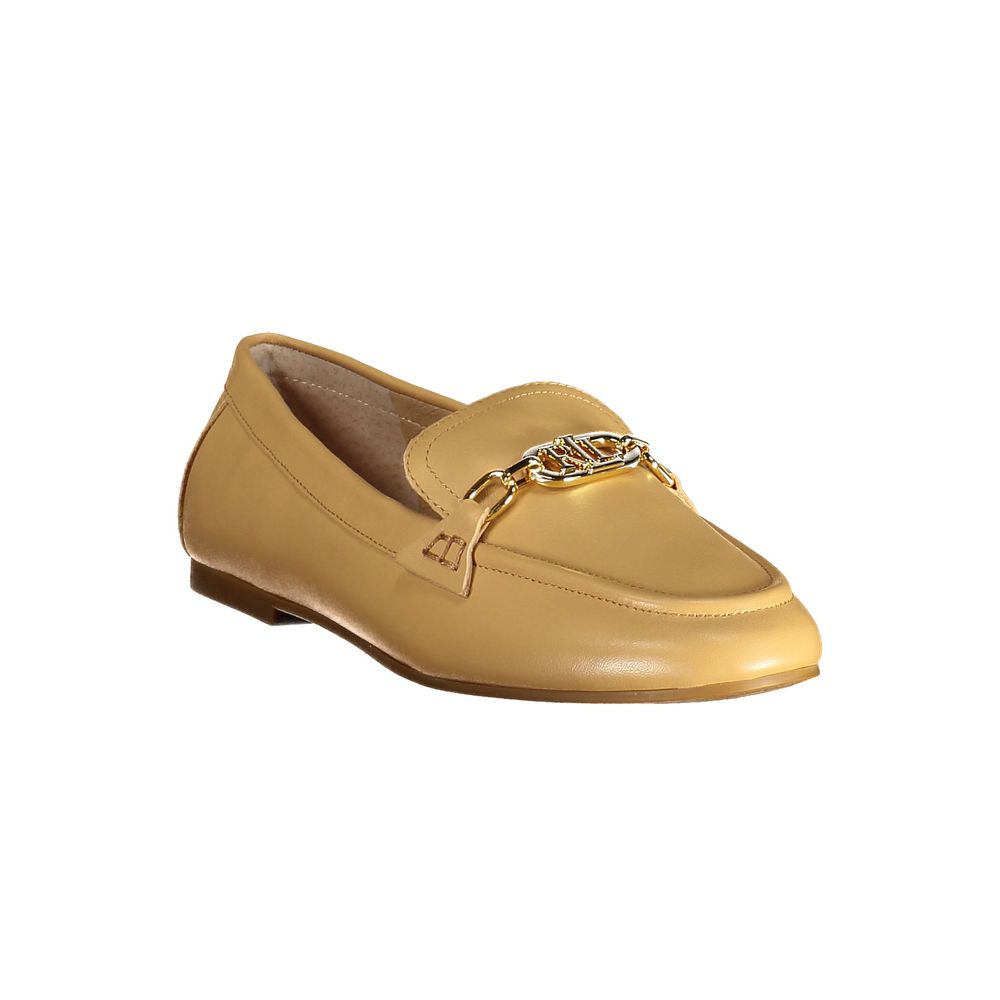 Ralph Lauren Beige Leather Flat Shoe - Sandy Store ByNet