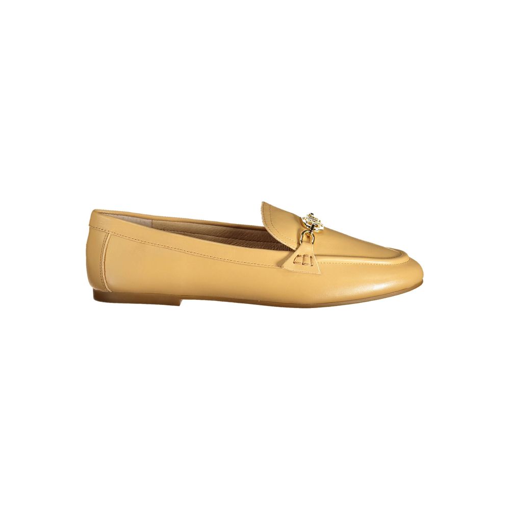 Ralph Lauren Beige Leather Flat Shoe - Sandy Store ByNet