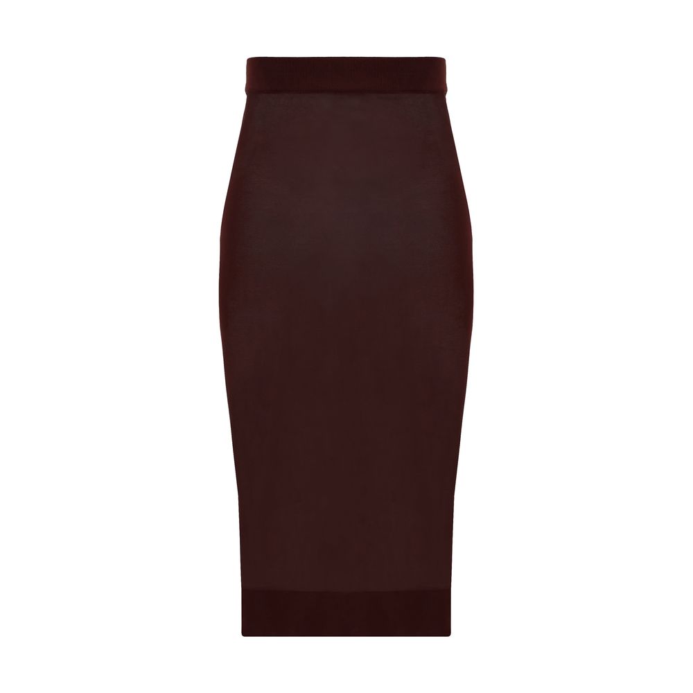 Saint Laurent Midi Skirt - Sandy Store ByNet