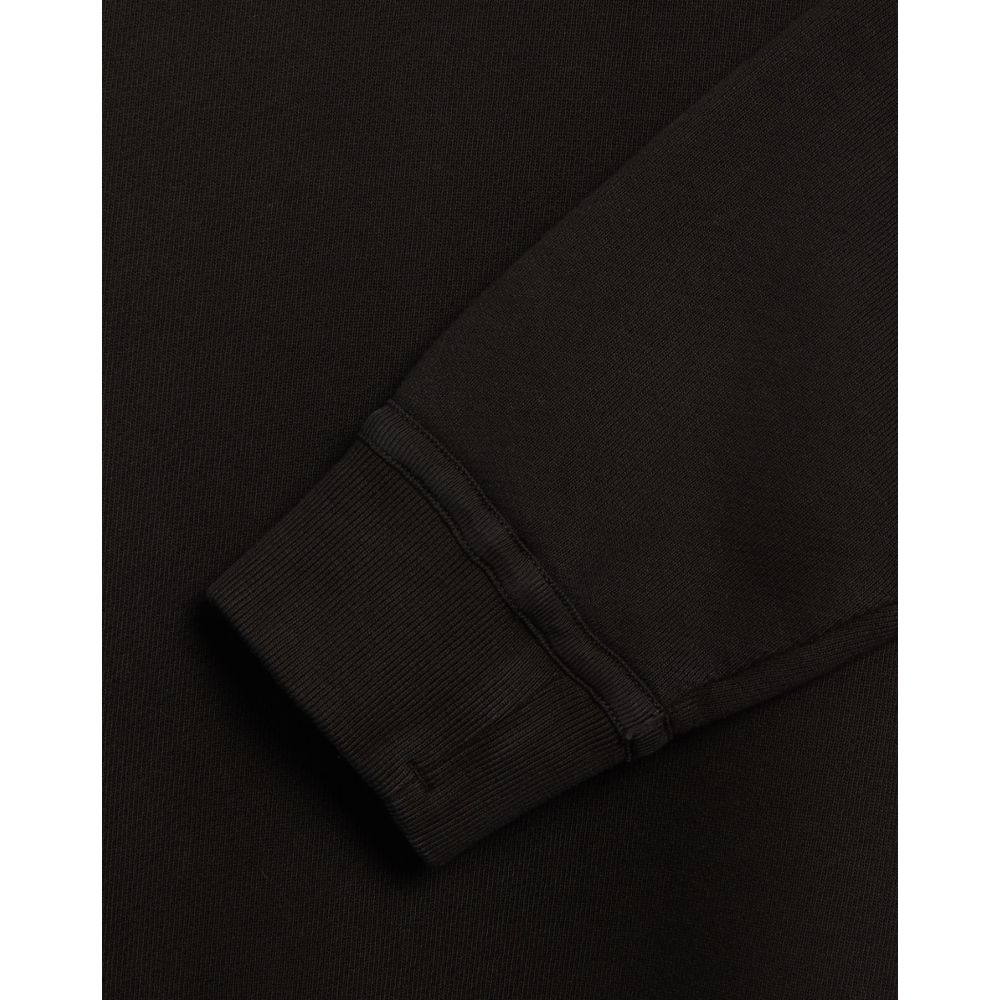 Stone Island Black Cotton Sweater - Sandy Store ByNet