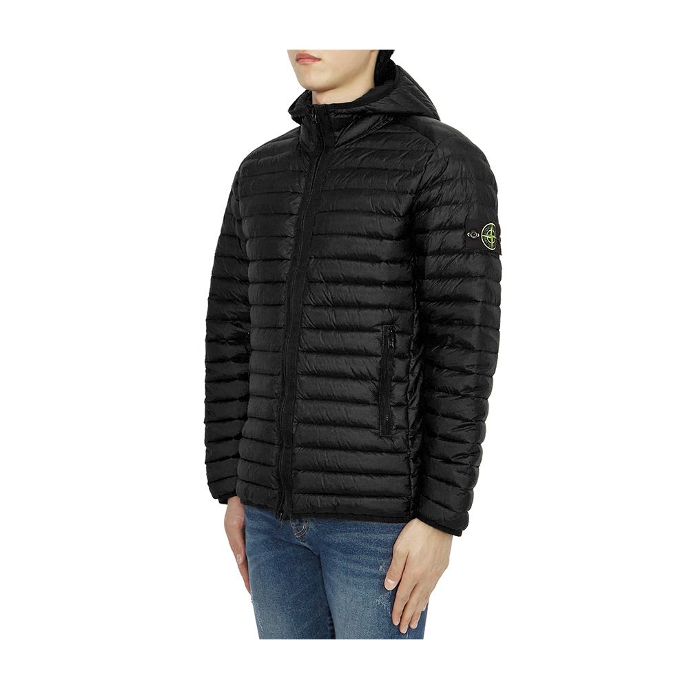 Stone Island Black Nylon Jacket - Sandy Store ByNet