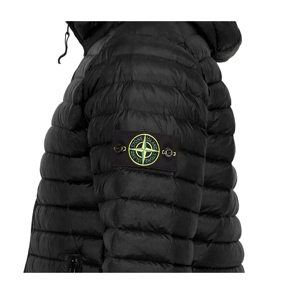 Stone Island Black Nylon Jacket - Sandy Store ByNet