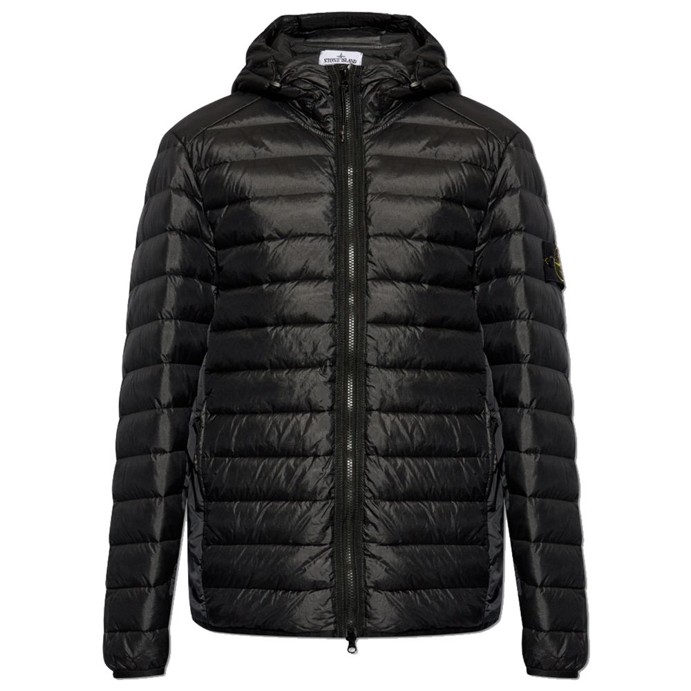 Stone Island Black Nylon Jacket - Sandy Store ByNet