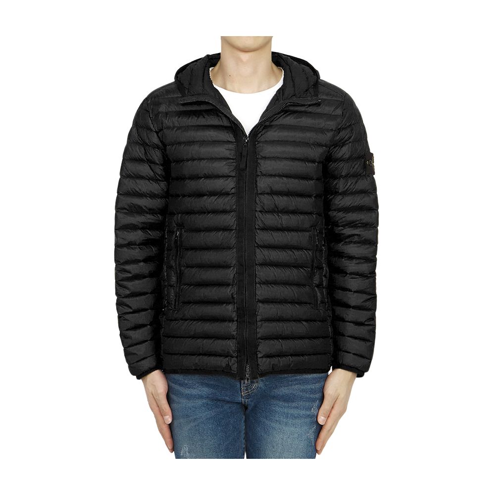 Stone Island Black Nylon Jacket - Sandy Store ByNet