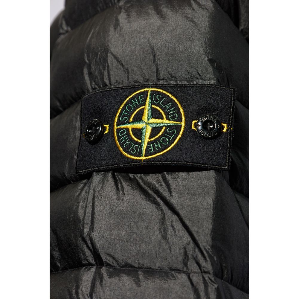 Stone Island Black Nylon Jacket - Sandy Store ByNet