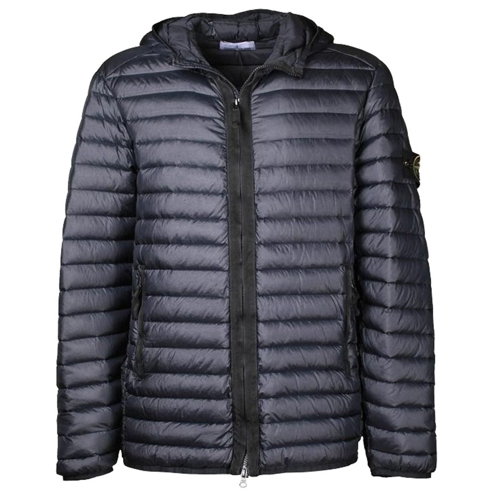 Stone Island Blue Nylon Jacket - Sandy Store ByNet
