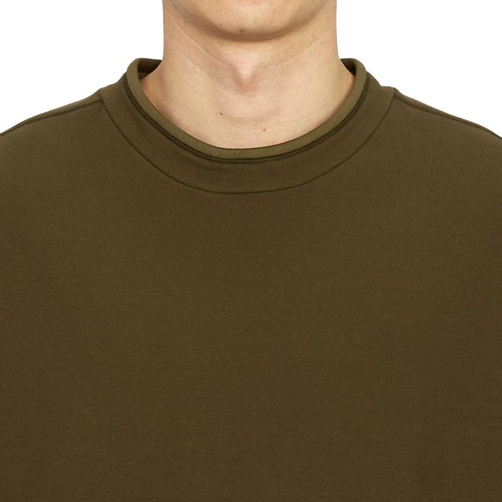 Stone Island Green Cotton Sweater - Sandy Store ByNet