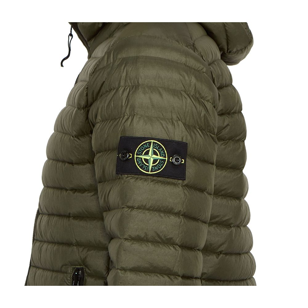 Stone Island Green Nylon Jacket - Sandy Store ByNet