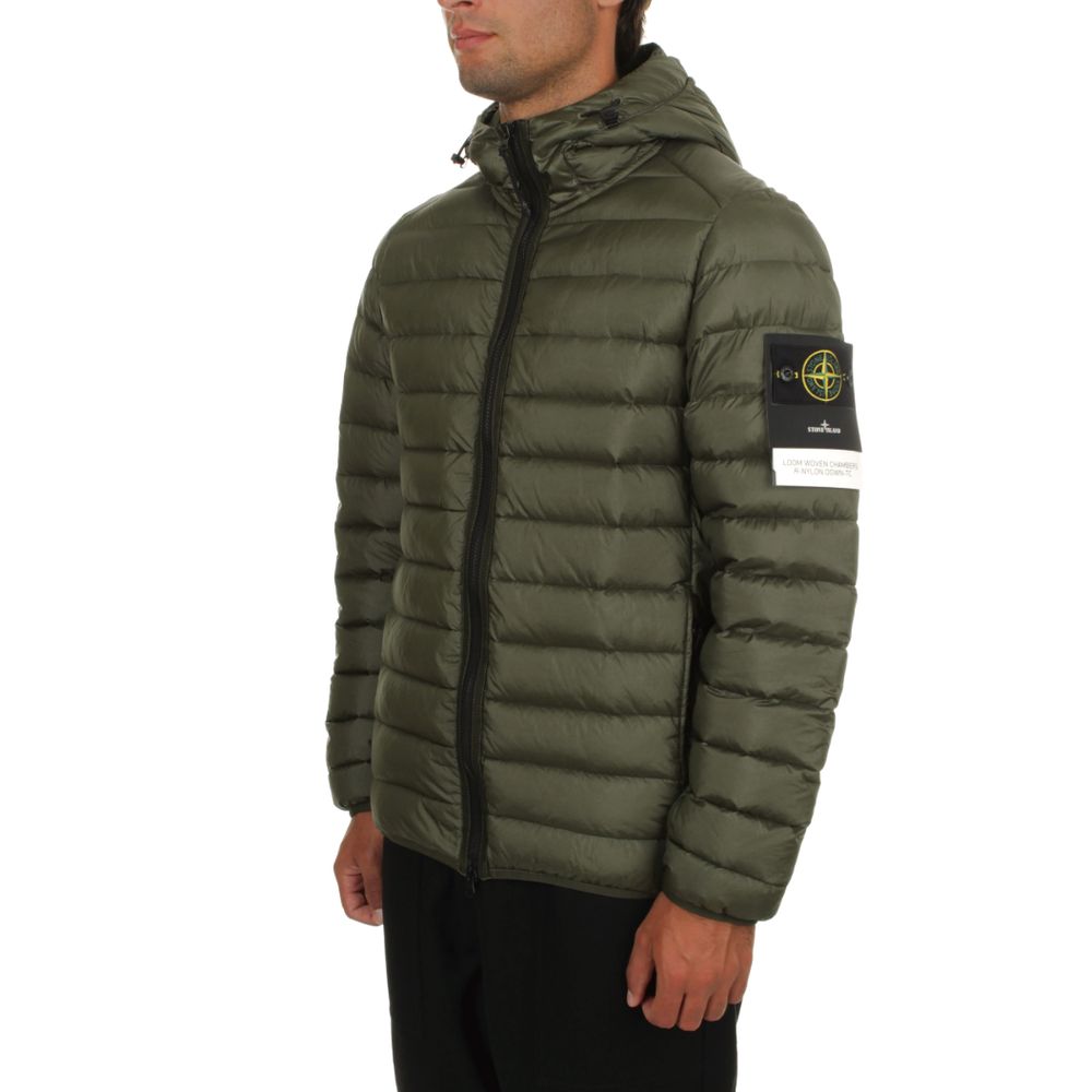 Stone Island Green Nylon Jacket - Sandy Store ByNet