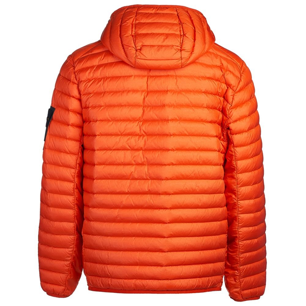 Stone Island Orange Nylon Jacket - Sandy Store ByNet