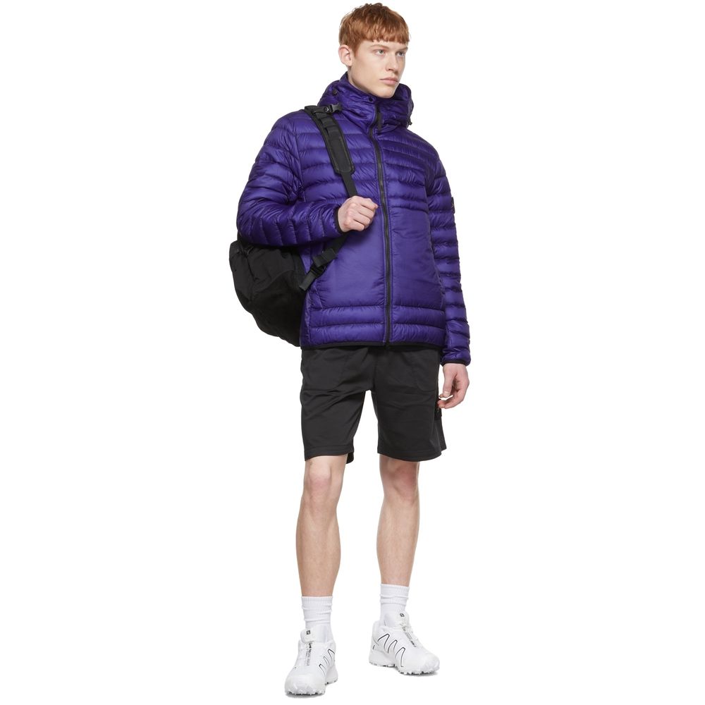 Stone Island Purple Nylon Jacket - Sandy Store ByNet