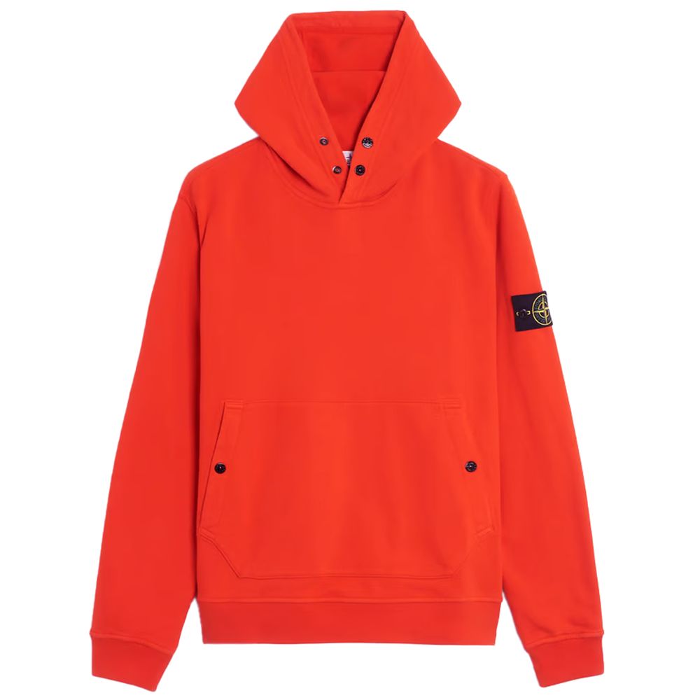 Stone Island Red Cotton Sweater - Sandy Store ByNet