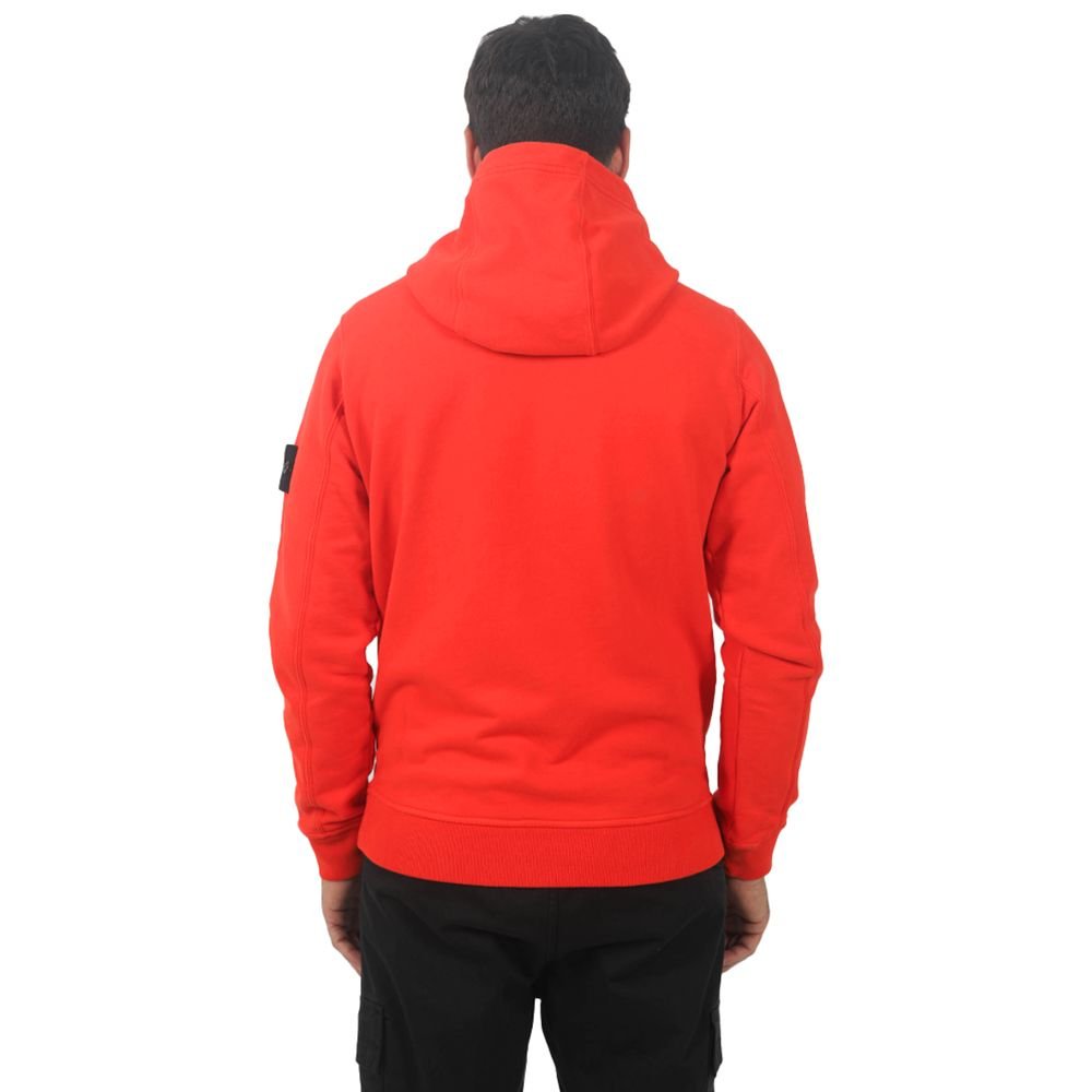 Stone Island Red Cotton Sweater - Sandy Store ByNet