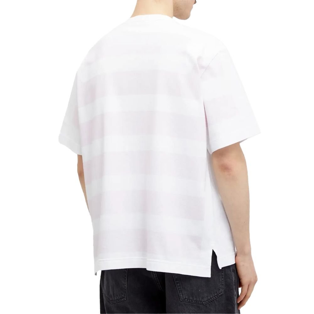 Stone Island White Cotton T-Shirt - Sandy Store ByNet