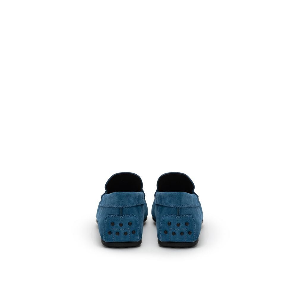 Tod's Blue Suede Leather Loafer - Sandy Store ByNet