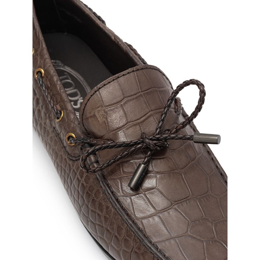Tod's Brown Leather Loafer - Sandy Store ByNet