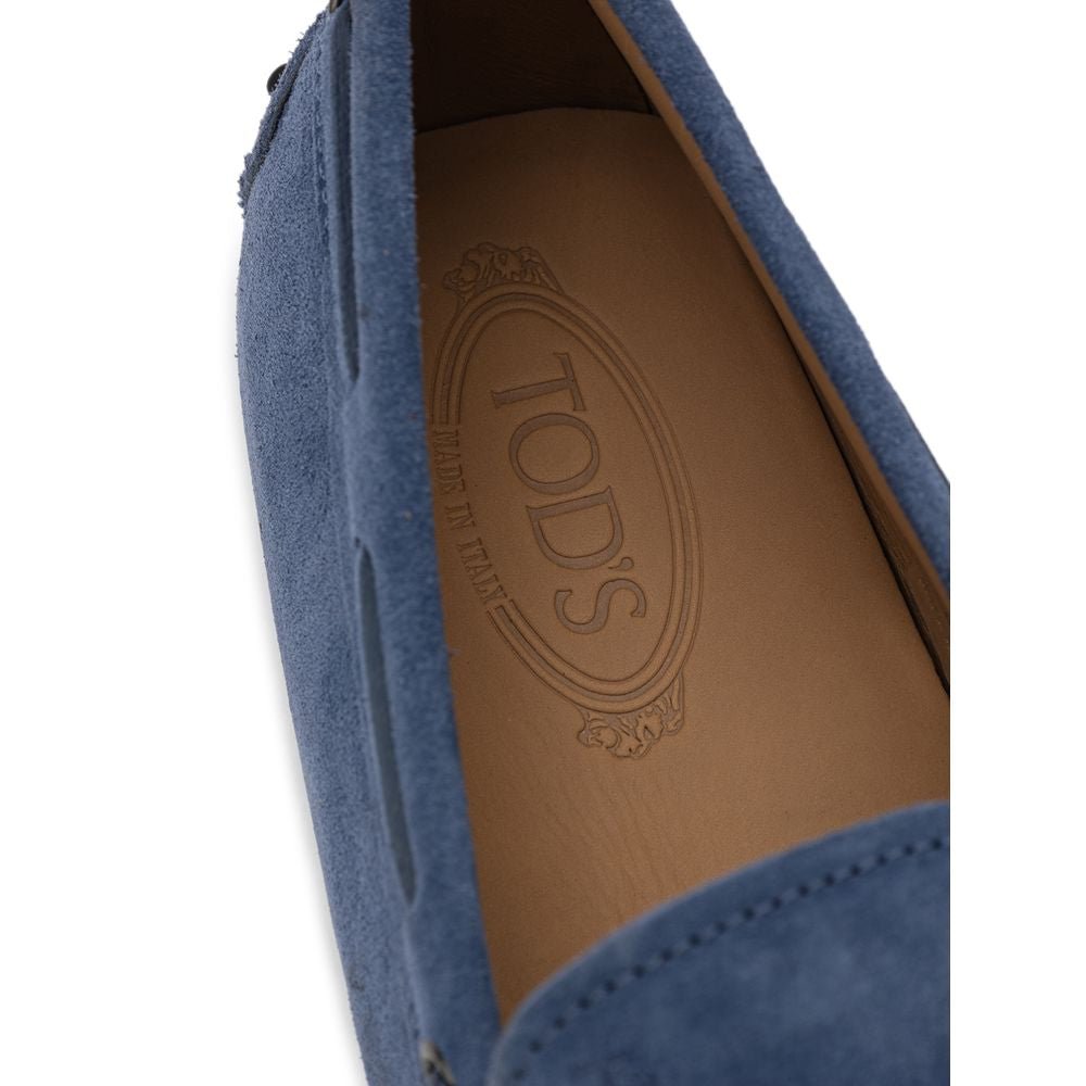 Tod's Turquoise Suede Leather Loafer - Sandy Store ByNet