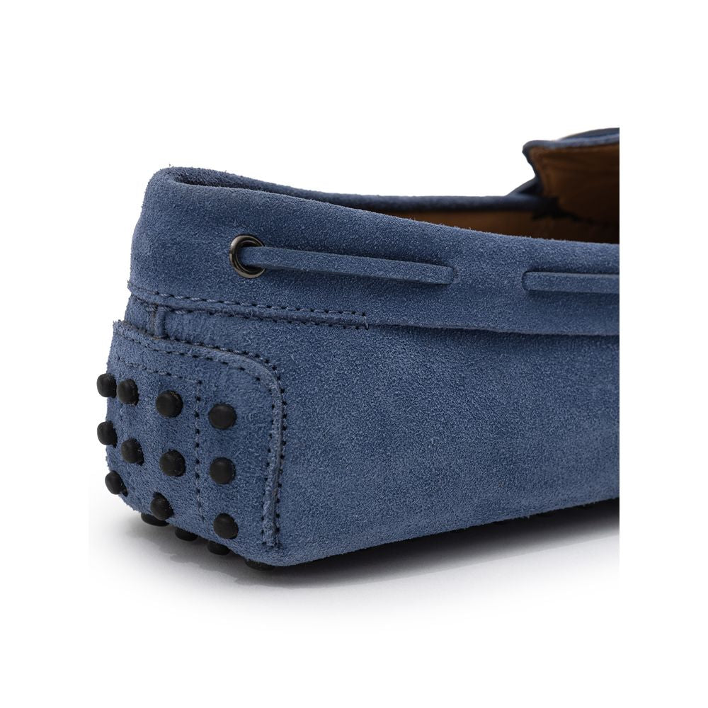 Tod's Turquoise Suede Leather Loafer - Sandy Store ByNet