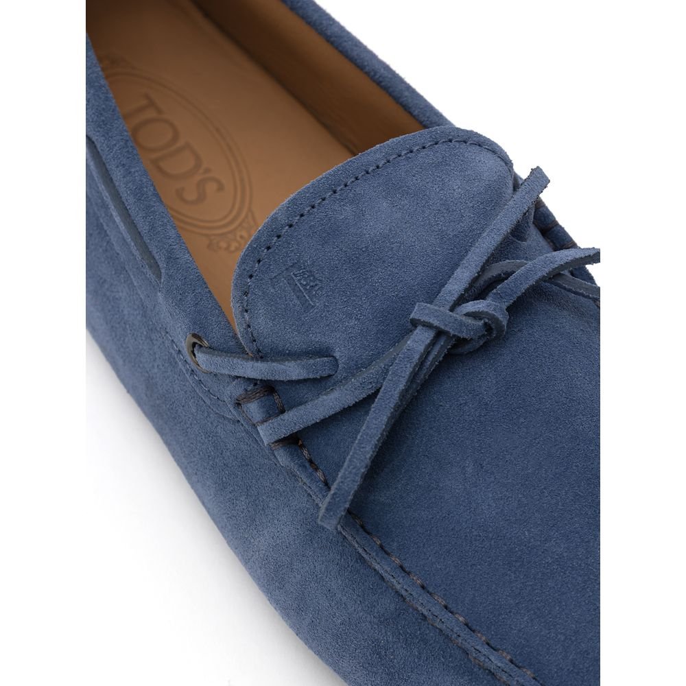 Tod's Turquoise Suede Leather Loafer - Sandy Store ByNet