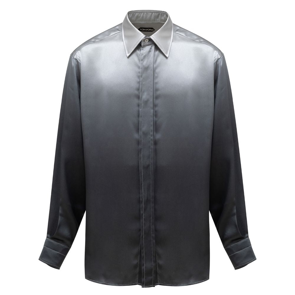 Tom Ford Gray Silk Shirt - Sandy Store ByNet