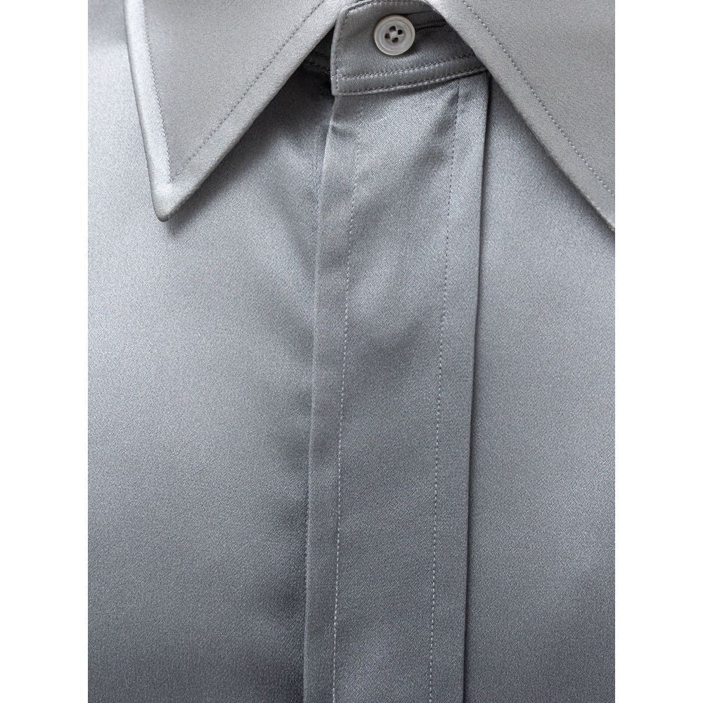 Tom Ford Gray Silk Shirt - Sandy Store ByNet
