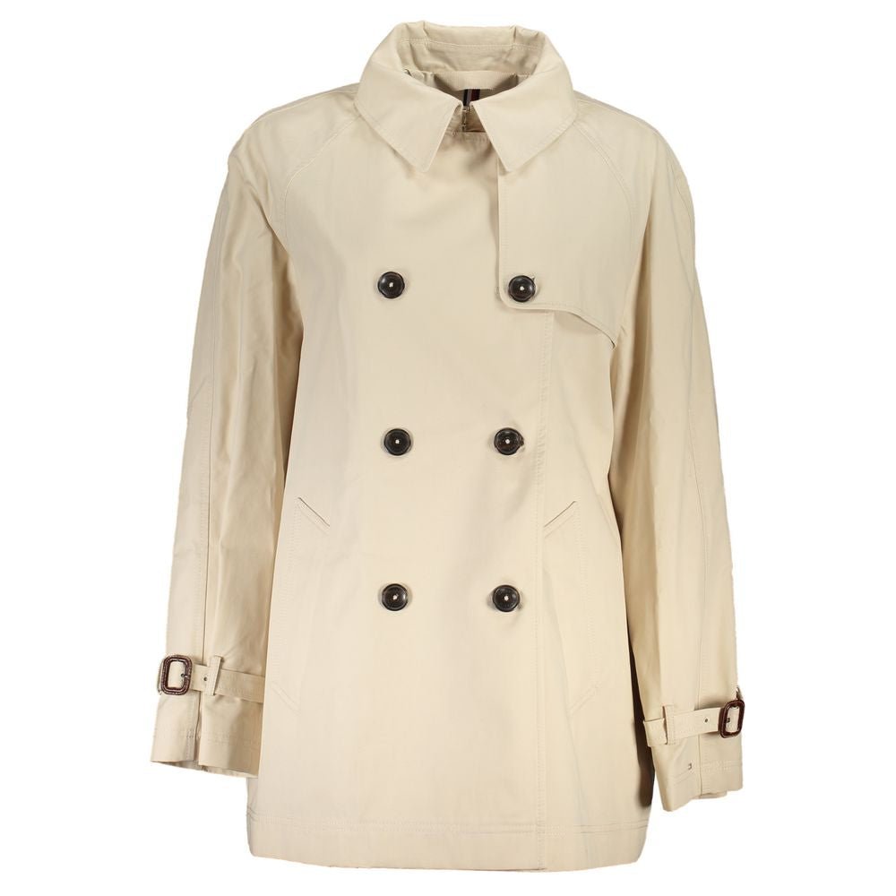 Tommy Hilfiger Beige Cotton Jackets & Coat - Sandy Store ByNet