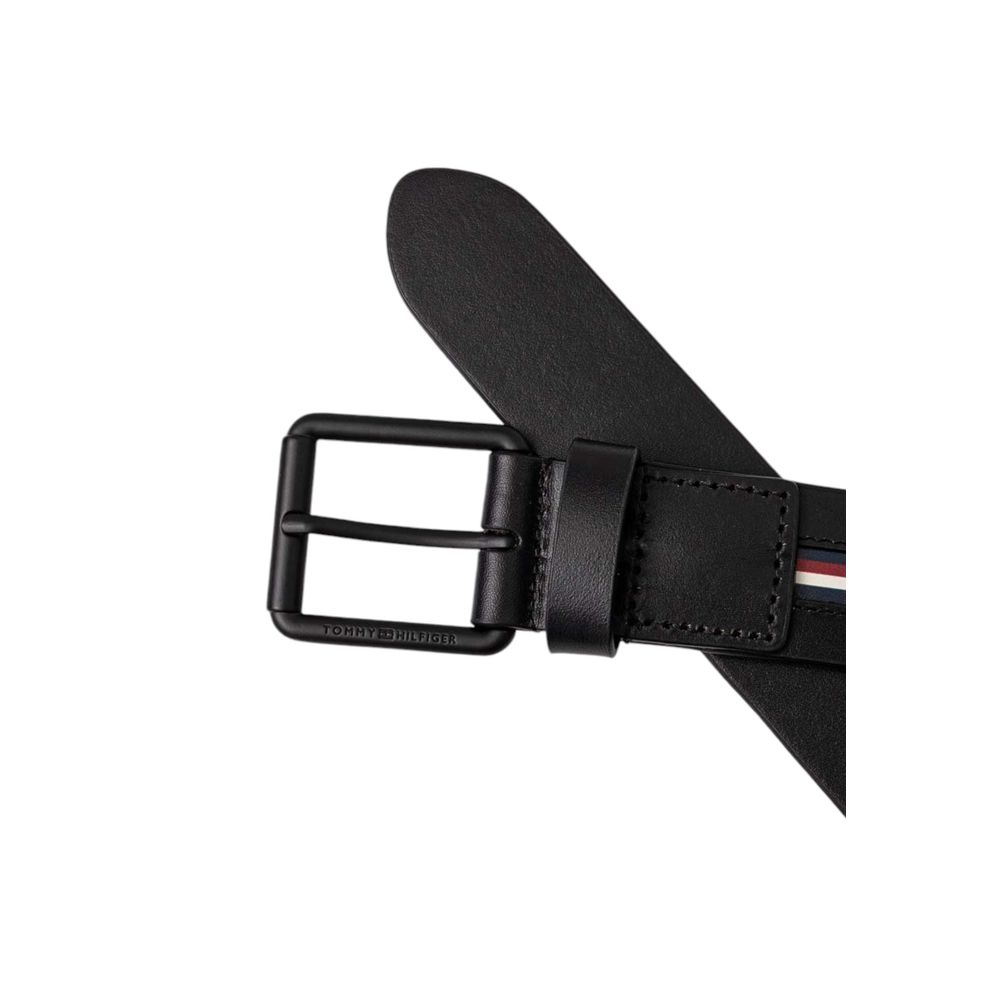 Tommy Hilfiger Black Leather Belt - Sandy Store ByNet